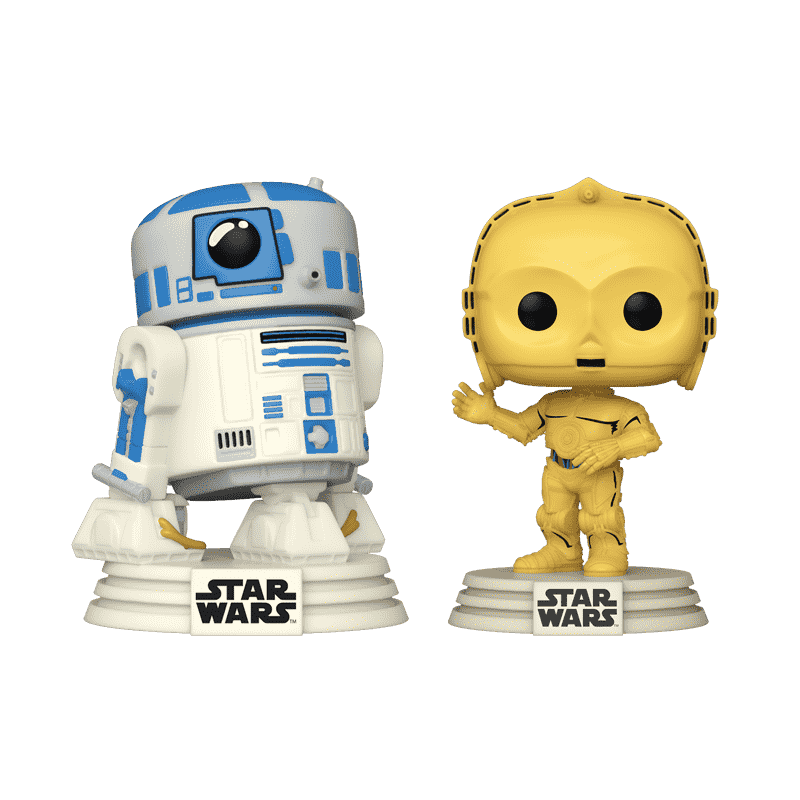 Funko Exclusive Pop! R2-D2 & C-3PO 2-Pack (Retro Reimagined)